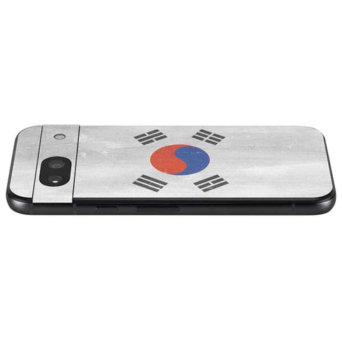 South Korean Flag Distressed Google Pixel 8a Skin